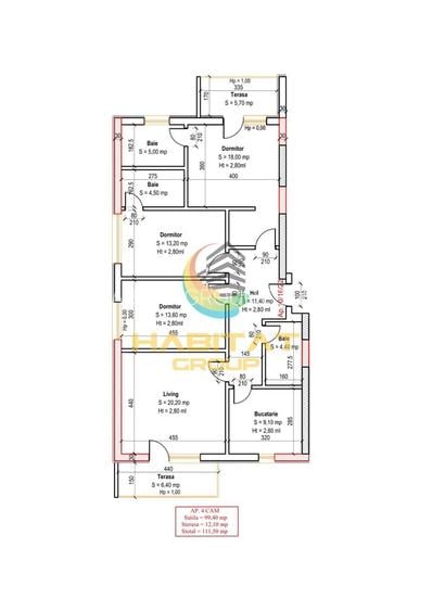 Apartament 4 camere - 8 min de metrou N.Teclu - 1
