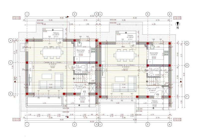Teren de duplex autorizat, 500 mp , zona Tauti - 4