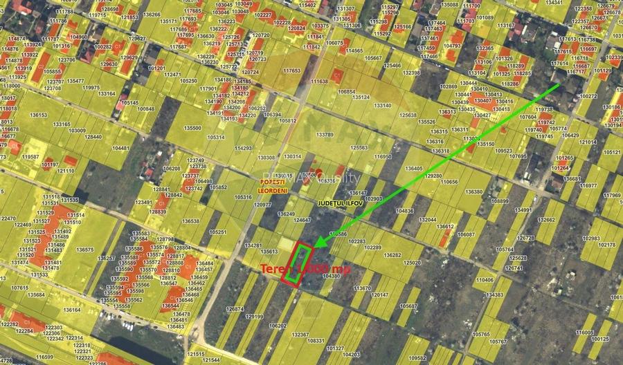 Teren 1000 mp de vanzare in Popesti-Leordeni / Strada Echinoctiului - 2