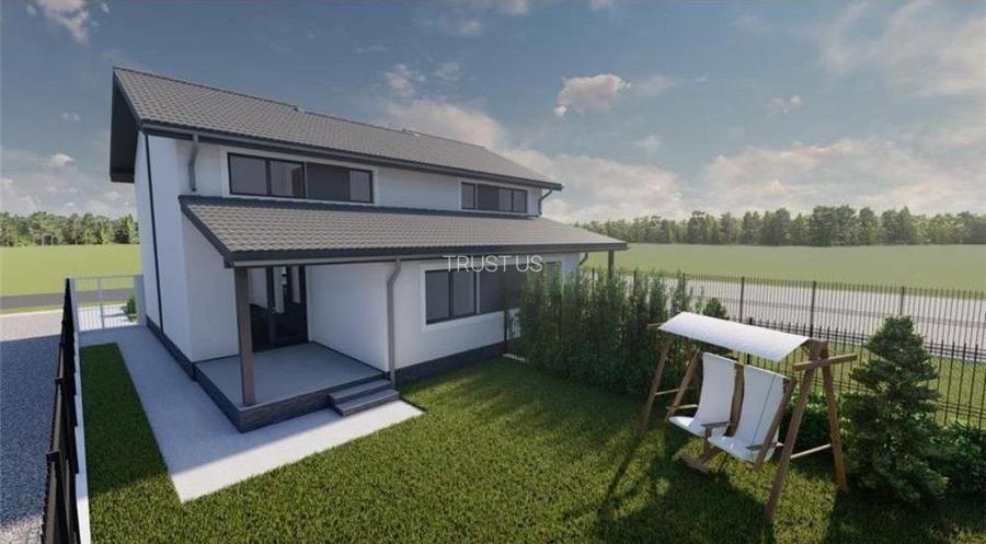 COMISION 0%, Duplex 4 Camere, La Cheie, P+E, 95MP, 335 Teren, SACALAZ - 3