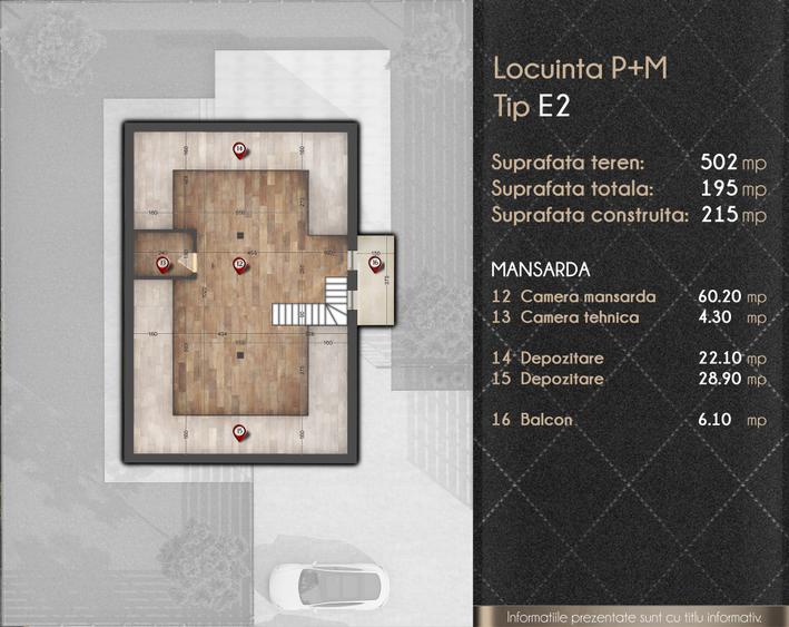 Casa P+M cu sistem HVAC | Pompa de caldura | Panouri fotovoltaice | Smart Home