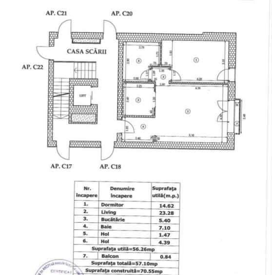 Herăstrău | Apartament elegant 2 camere de inchiriat |  Loc parcare - 1