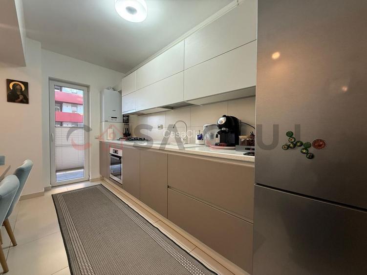 2 camere decomandate, etajul 1,bloc nou - 9