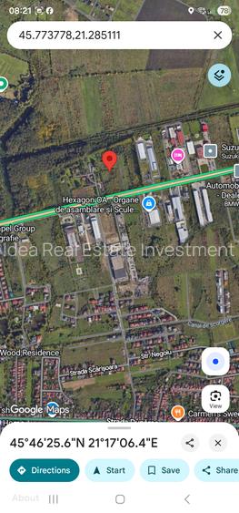 Teren Calea Lugojului artera 11.509 mp - urbanism / utilitati !! - 2