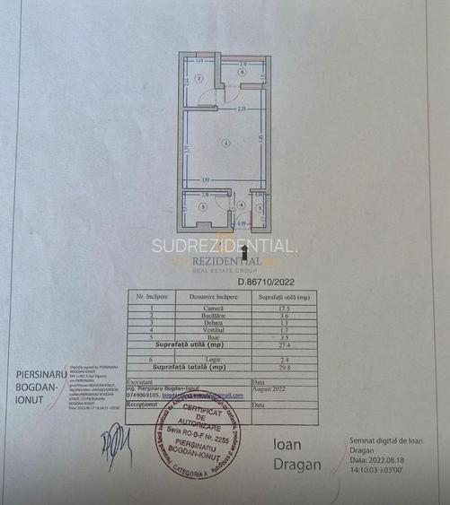 Garsoniera, etaj 2/10, zona Titan, gata de mutare, Comision 0 - 9