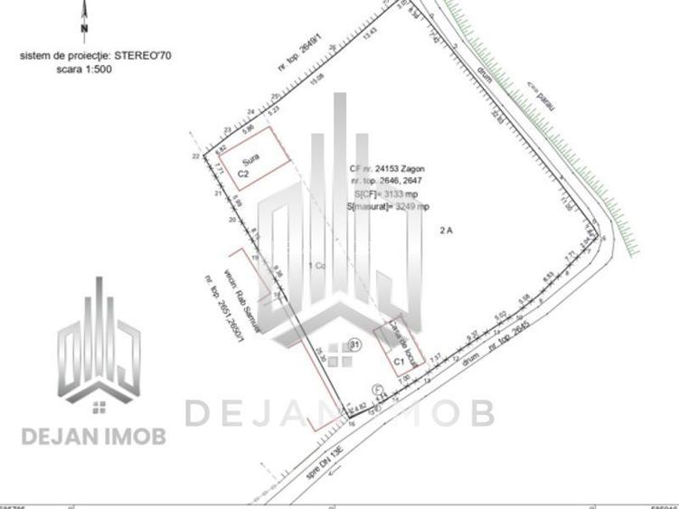 COMISION 0% | Teren intravilan | 3249mp | Zagon - 3