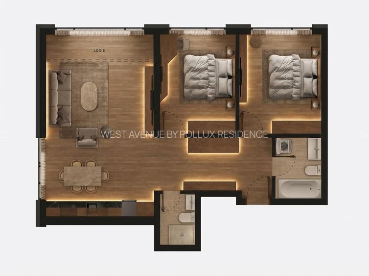 APARTAMENT 3 CAMERE - FINISAJE PREMIUM- GATED COMMUNITY - 9