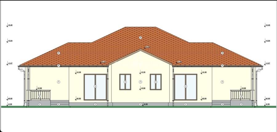 Duplex in stadiu de proiect, zona Baragan, Sighisoara - 12