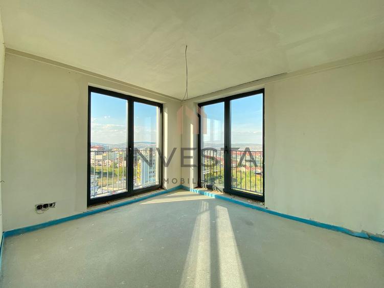 Penthouse pe 2 nivele cu terasa de 20 mp, parcare, bloc nou, Buna Ziua
