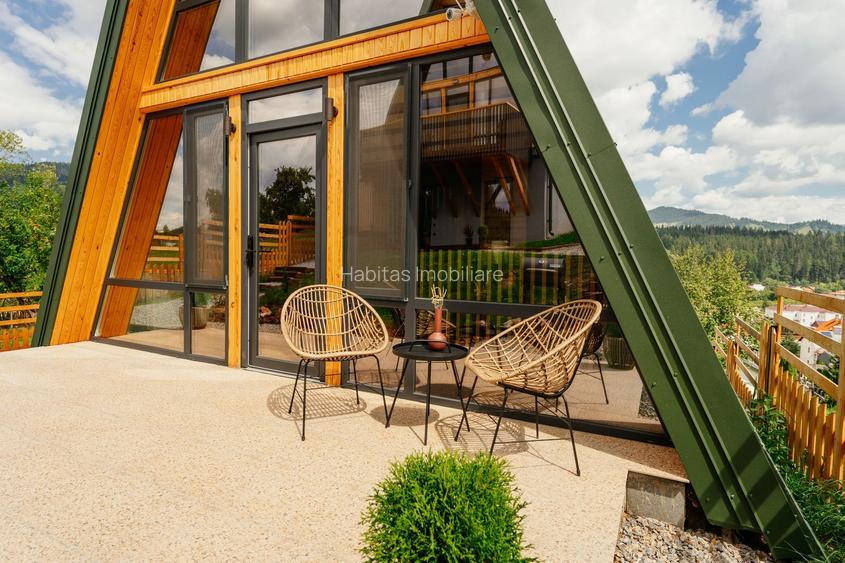 Afacere la cheie in Vatra Dornei, 2 cabane tip A Frame! - 3