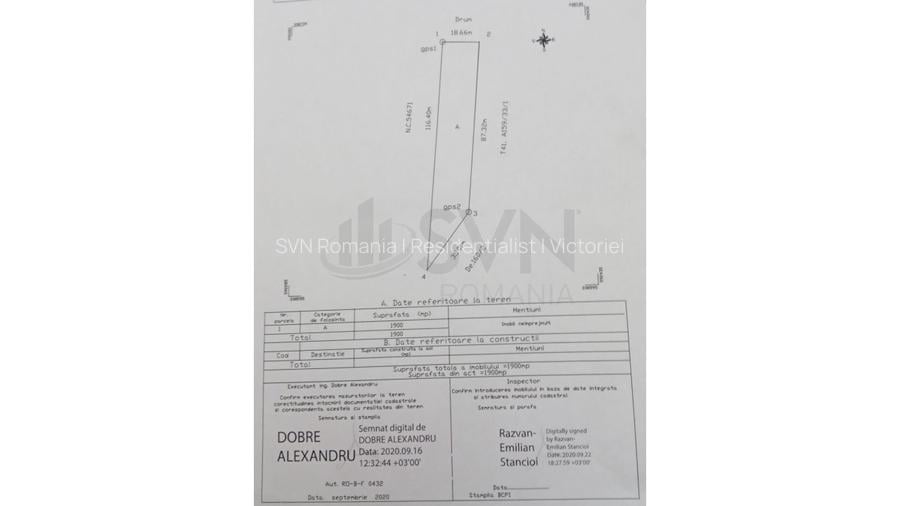 REL4001298 Teren intravilan 1900mp Tunari I Dubla deschidere I - 4
