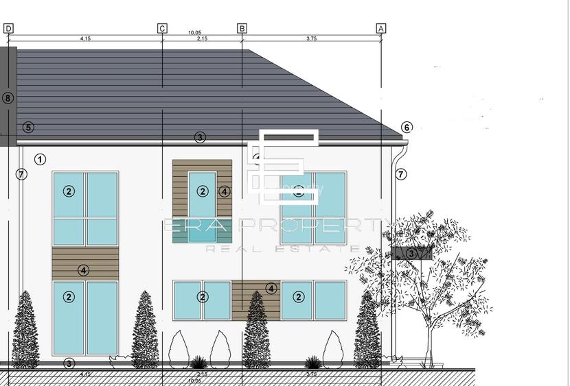 Duplex 4 Camere teren 300 mp  -Locație Centrală, Sura Mică - 6