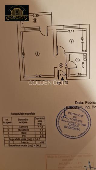 COMISION 0 | Regie Residence Grozavesti - Garsoniera Mobilata Balcon - 9