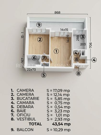 Prima inchiriere, Pet friendly, Masina de spalat vase, Parcul Circului - 1