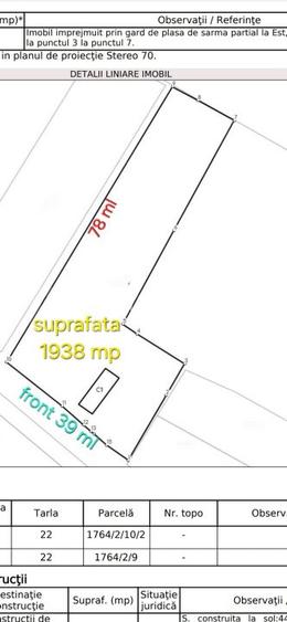 Casa Demolabila in Rascruci cu teren de 1938 mp si front de 39 mp  - 2