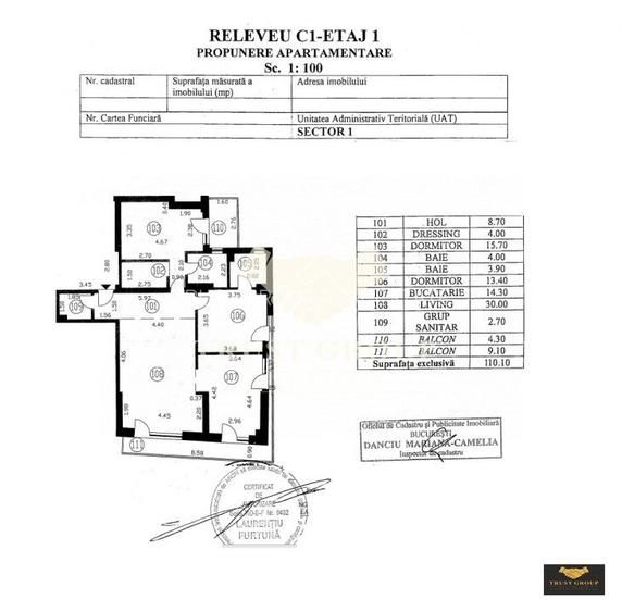 Apartament 3 camere Victoriei | Imobil 2020  - 15