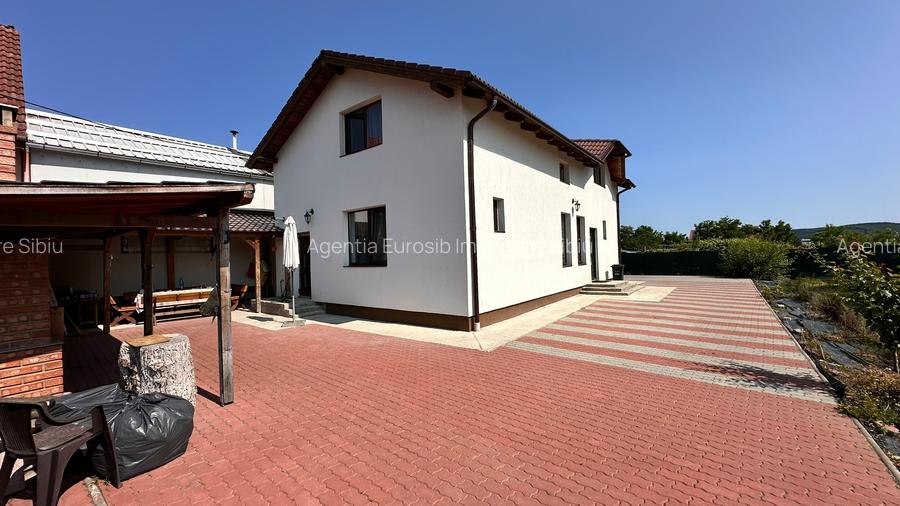 Casa tip vila constructie noua in Sacel, Sibiu teren 866 mp mobilata si utilata - 19
