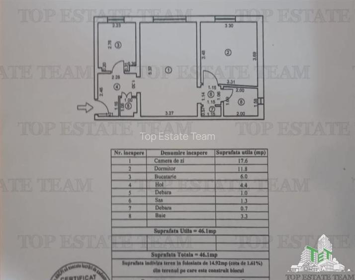 Apartament 2 cam. -Independentei - Cec Bank - vanzare - Braila - 11