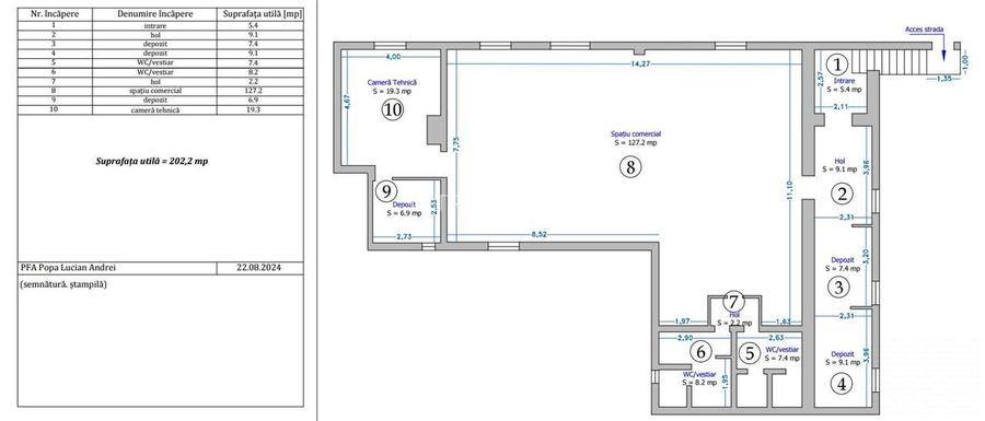 Spatiu comercial 200mp ,semidemisol,optim diverse activitati- zona Rahovei - 5