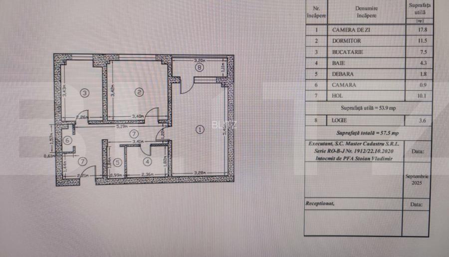 Apartament 2 camere, 57,5 mp – Campia Libertatii - 14