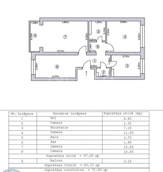 Apartament modern, 3 camere, Calea Dumbravii, Dioda - 13