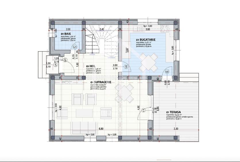 Casa cu 4 camere, 110mp utili, teren 470mp, acces auto Cristian - 1
