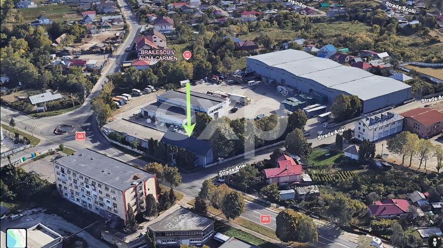 DE ÎNCHIRIAT | Clădire de birouri P+1 | 476 mp | Cal Moinești-zonă industrială
