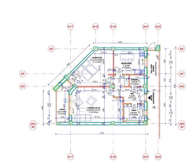 Închiriez apartament, 7/7, cu suprafață utilă de 67 m² (+logie 7m² ), AC,boxa. - 15