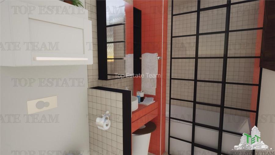 De vanzare casa tip duplex, 5 camere, curte 200mp - 12