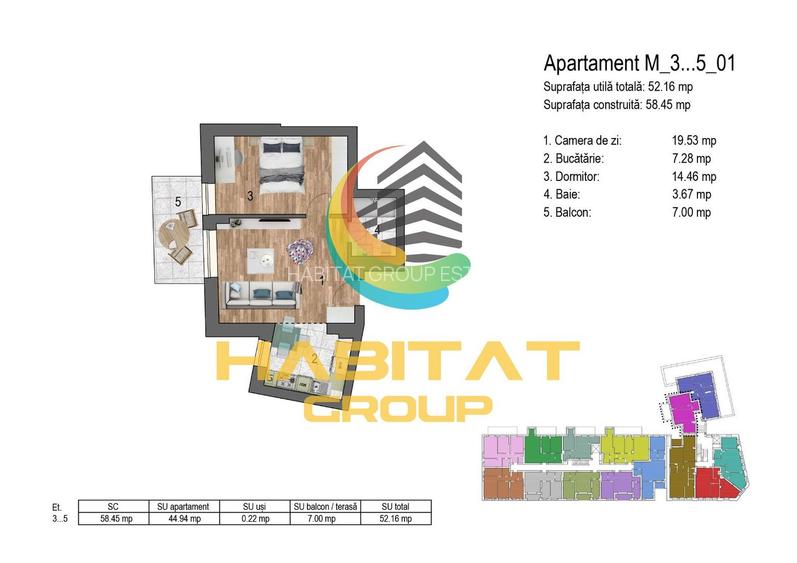 Apartament 2 camere nou Timpuri noi la 8 min metrou investitie - 5