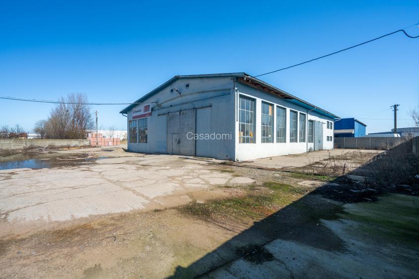 HALĂ DE VANZARE SĂCĂLAZ – 4.053 MP TEREN  - 4