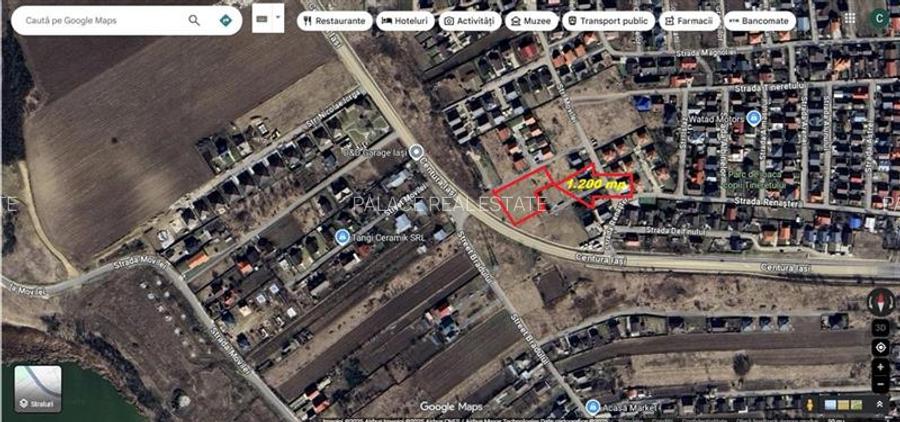 Teren, 1200 mp, Horpaz, pentru construire casa - 2