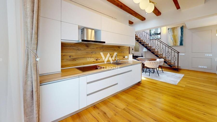 Penthouse superb pe 2 niveluri, mobilat si utilat confort lux - 22