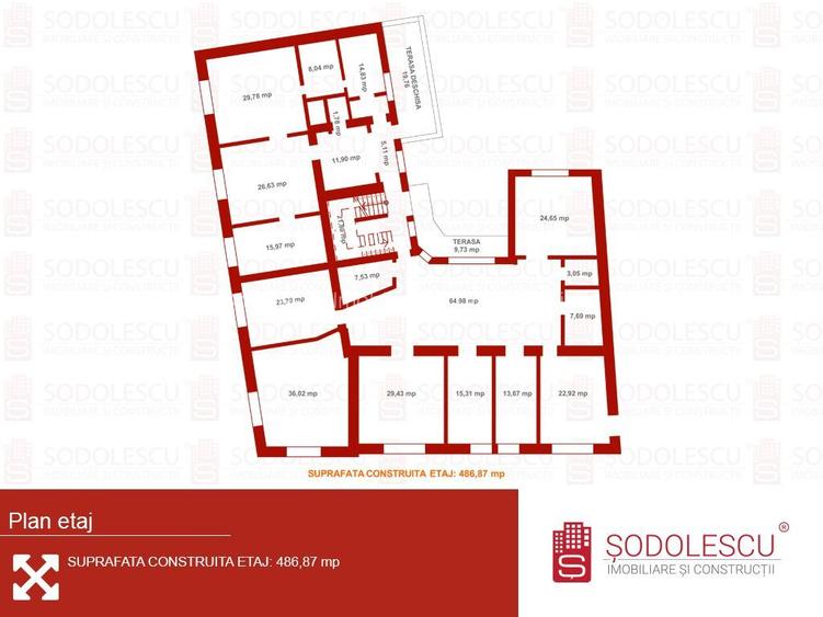 Imobil pretabil cladire de birouri, clinica medicala - Central - 5
