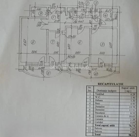 Apartament 3 camere Unirii - poziție ultracentrală, panoramă excelentă - 10