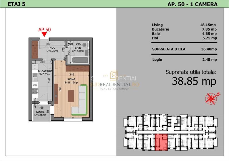 Garsoniera spatioasa, langa parcul Tudor Arghezi, Metalurgiei, Sect.4 - 8