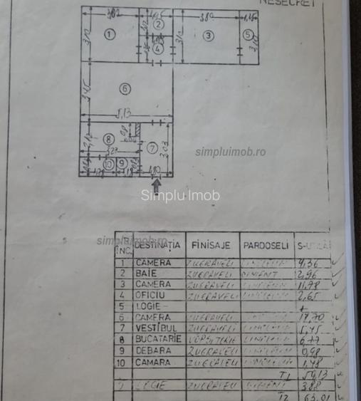 Apartament 3 Camere 63mp Soseaua Giurgiului/Strada Luica - 1