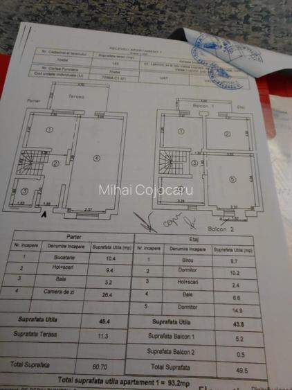 Duplex Valea Lupului 93 mp | Str fundac asfaltata | panouri solare | 2 parcari - 8