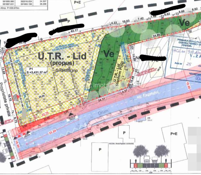 Teren cu PUZ 3489 mp pretabil pentru constructia a 2 case - 2