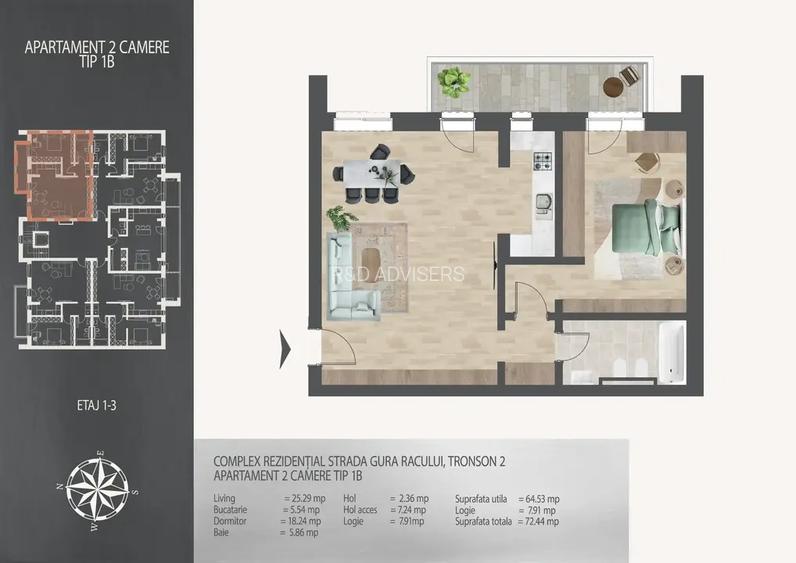 NOU Apartament 2 camere pozitionare excelenta langa metrou Dezvoltator - 5