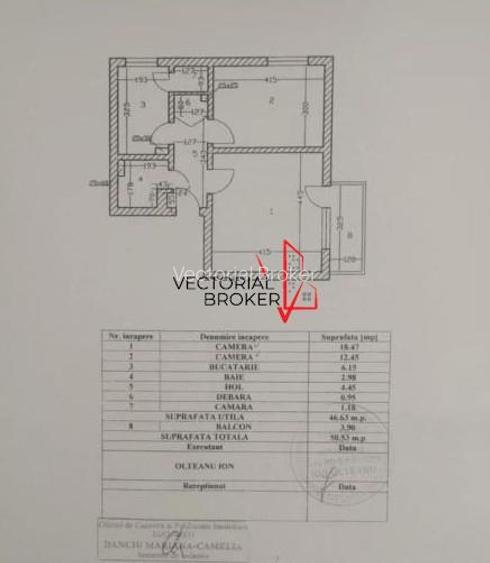 Apartament 2 camere decomandate, et.7, bl.reabilitat, Basarabia Diham - 5