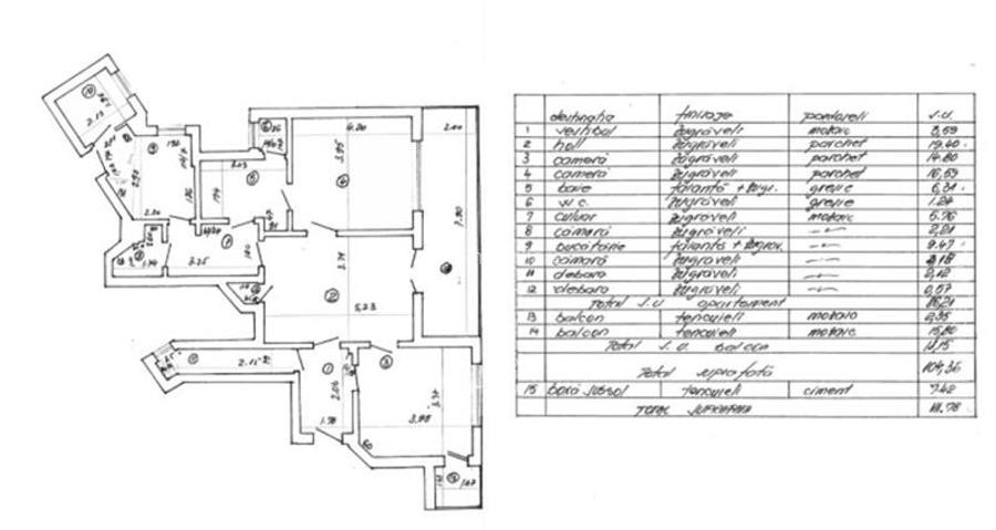 Apartament 4 camere + terasa Piata Romana - 10