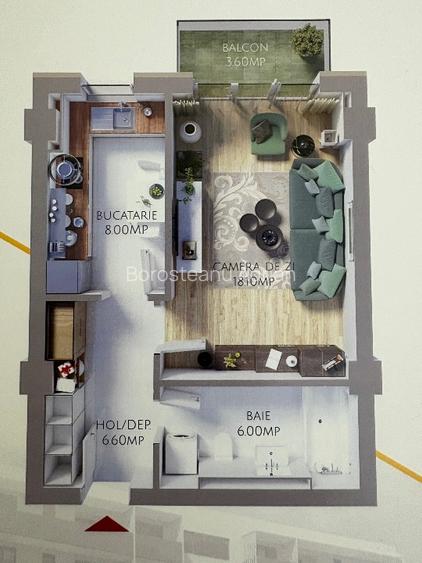 Vand garsoniera Avangarden 3 + boxa - 7