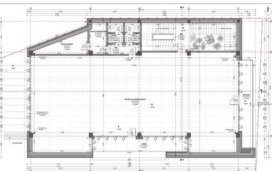 Spatiu servicii acces public 250mp, Aurel Vlaicu, zona str. Rodnei - 8