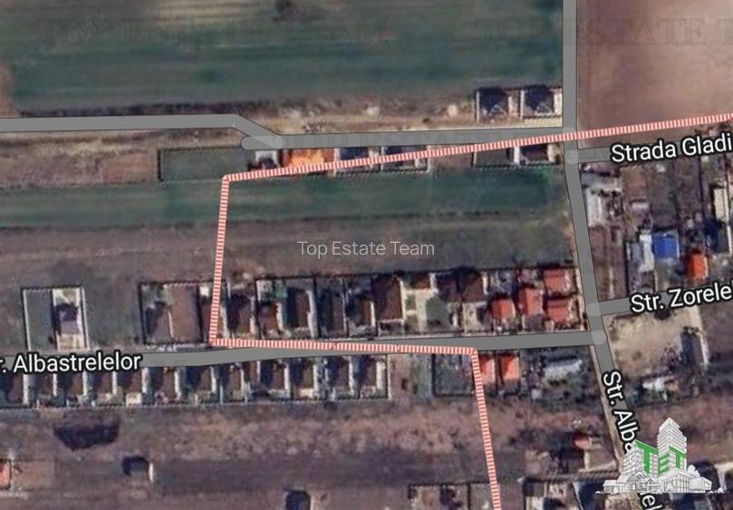 Teren intravilan 1.7 ha Dragomiresti Vale-Zurbaua, deschidere 34m la strada asfa - 14