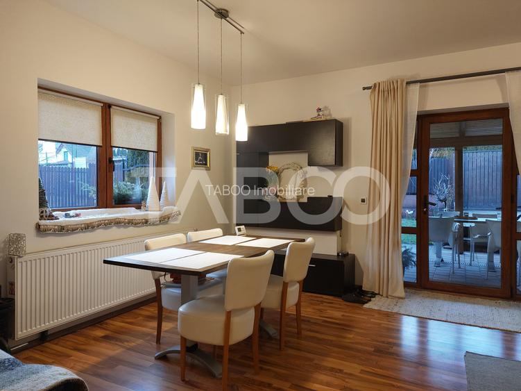 Duplex de vanzare P+M 100 mpu 4 camere curte libera 110 mp Cisnadie - 3