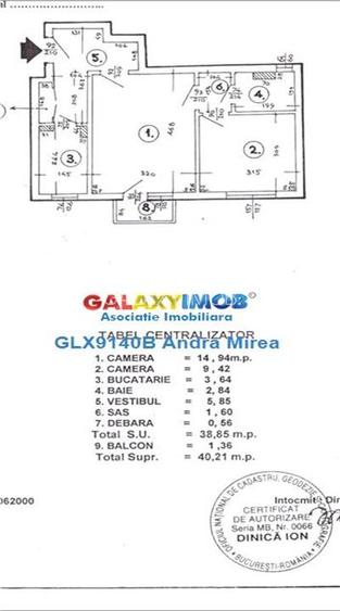 Vanzare apartament 2 camere Piata Victoriei N Titulescu 0% COMISION - 2