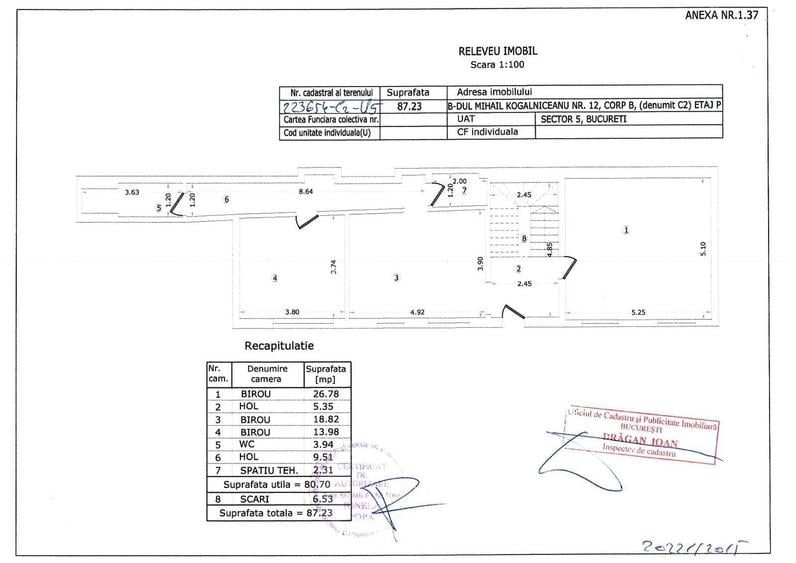 CISMIGIU-KOGALNICEANU APARTAMENT PE 2 NIVELURI-FINISAT PREMIUM - 16