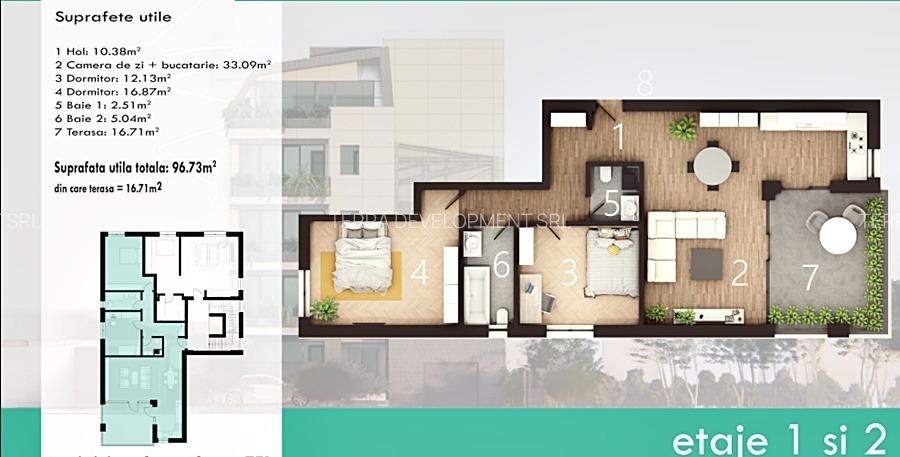 Hasdeu - Dacia, Bloc Nou, apartament 3 camere - 20