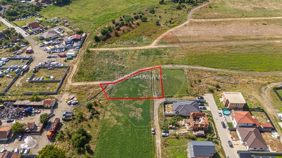 Teren 1237 mp cu PUZ aprobat de vanzare Bujac,Arad - 2